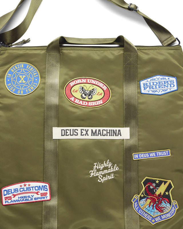 Flight Helmet Tote - Olive Green, view 3