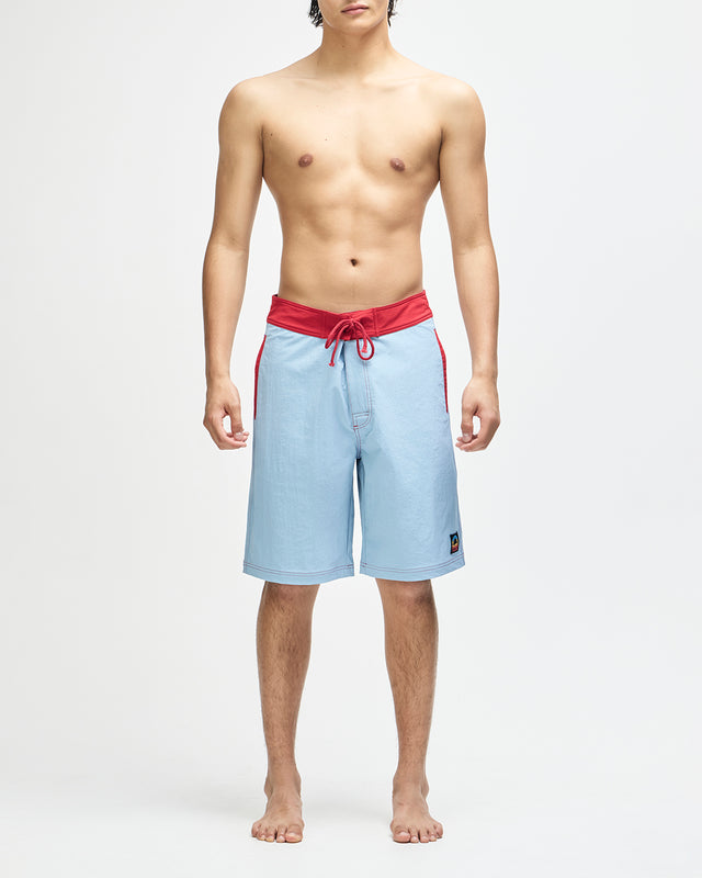 Long Boardshort - Glacier Blue, view 5