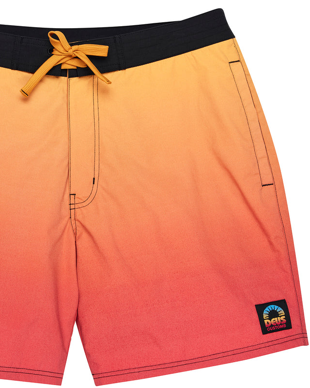 Aerial Boardshort - Red Gradient, view 6