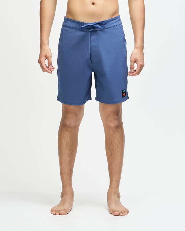 Ricos Boardshort - Mechanic Blue, view 1