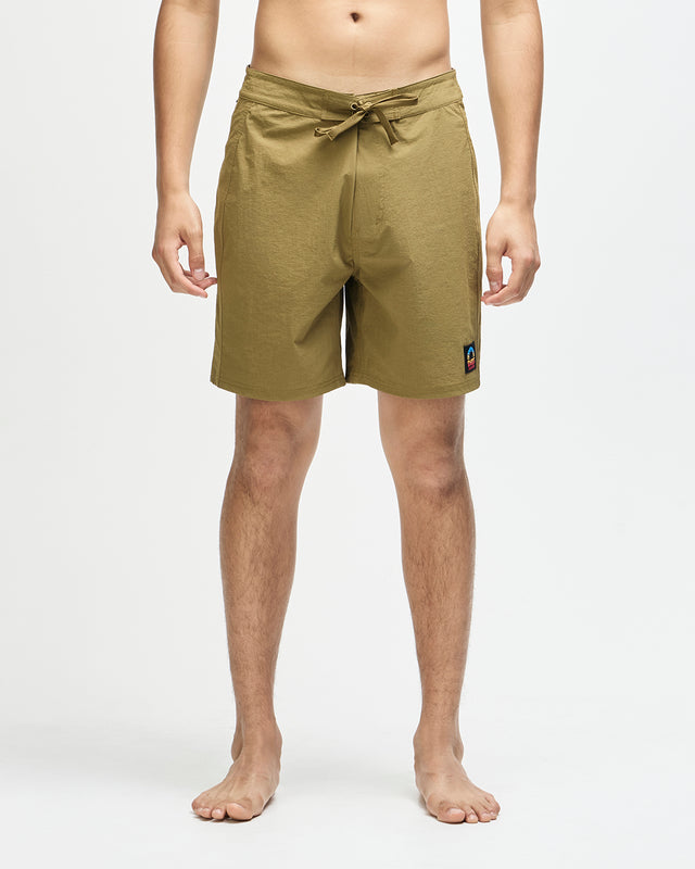 Ricos Boardshort - Olive, view 1