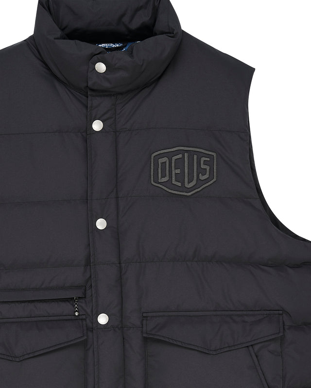 Carson Down Vest - Black, view 8