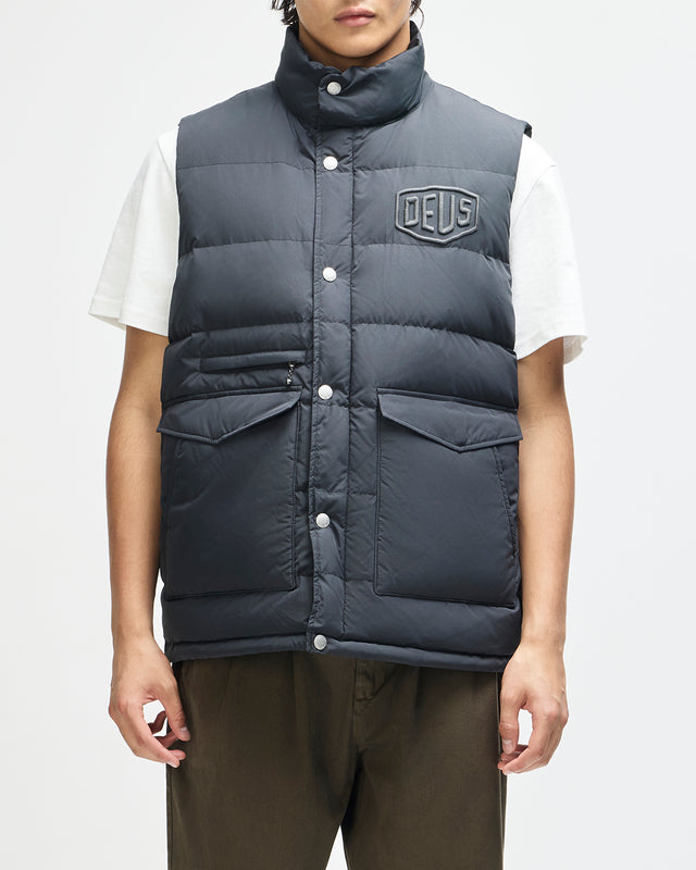 Carson Down Vest - Black, view 1