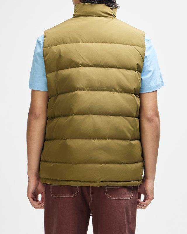Carson Down Vest - Olive, view 2