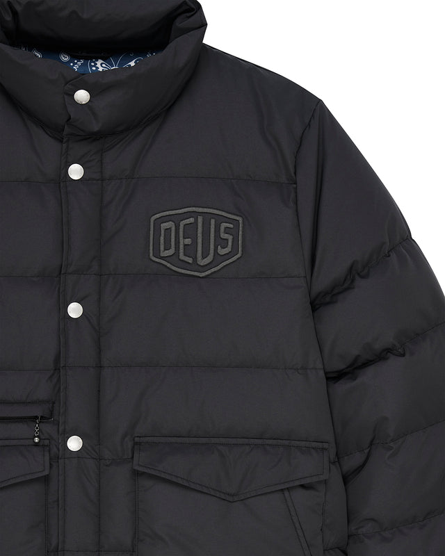 Carson Down Jacket - Black, view 7