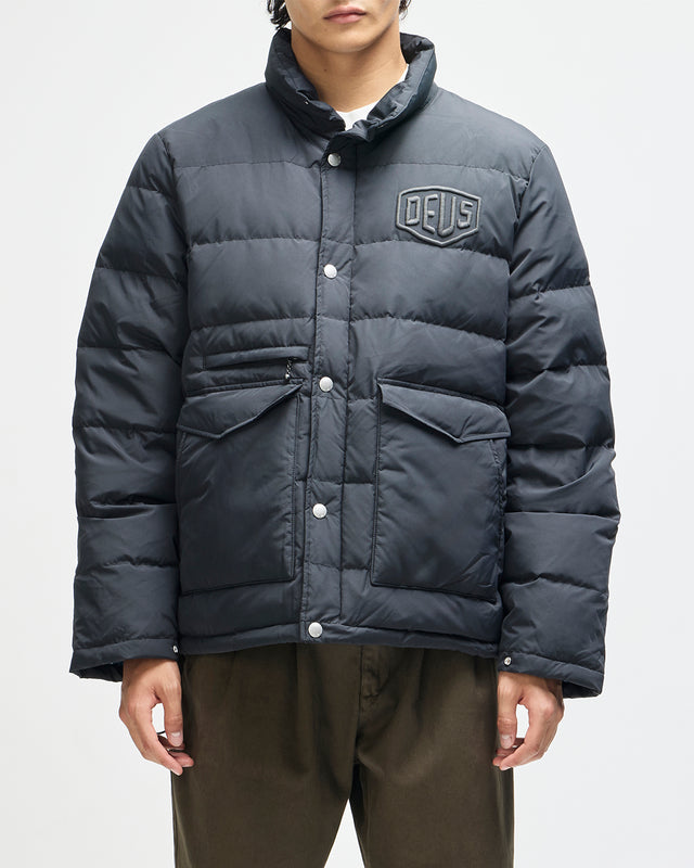 Carson Down Jacket - Black, view 1