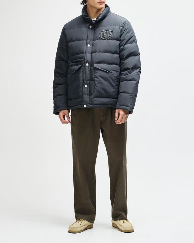 Carson Down Jacket - Black, view 4