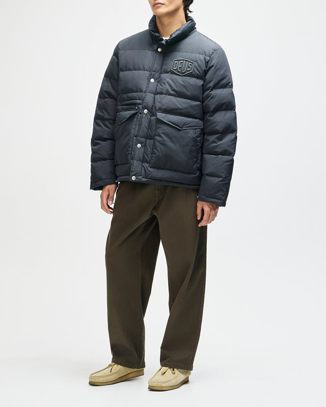 Carson Down Jacket - Black, view 9
