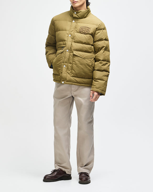 Carson Down Jacket - Olive, view 11