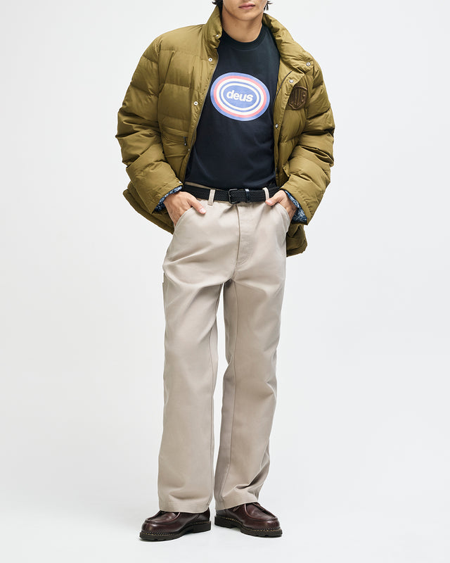 Carson Down Jacket - Olive, view 3