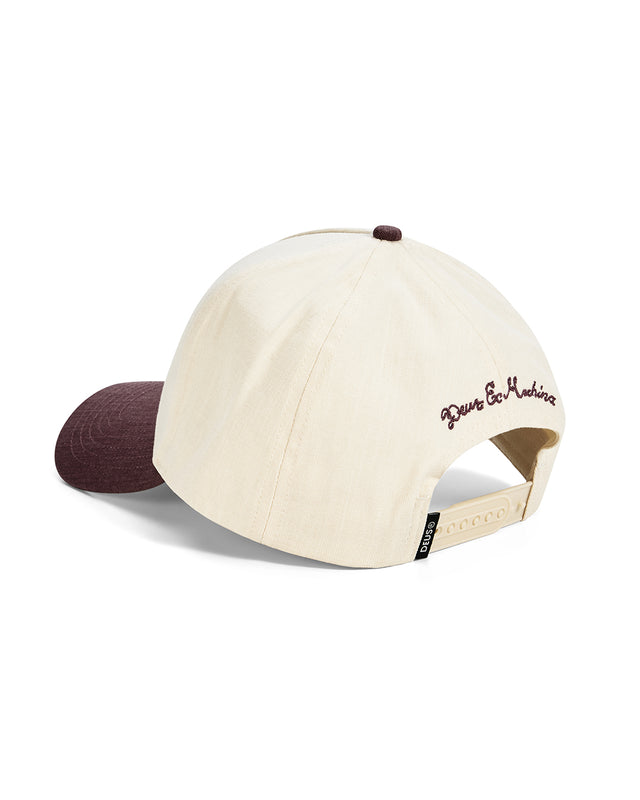 Pill Deboss Cap - Burgundy, view 2
