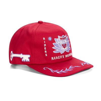 Sacred Crest Cap - Cherry Red, view 1|Flatlay