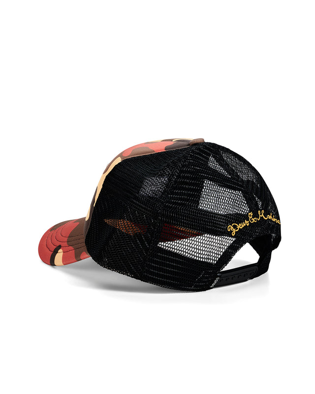 Ombre Shield Trucker - Rust Camo, view 2