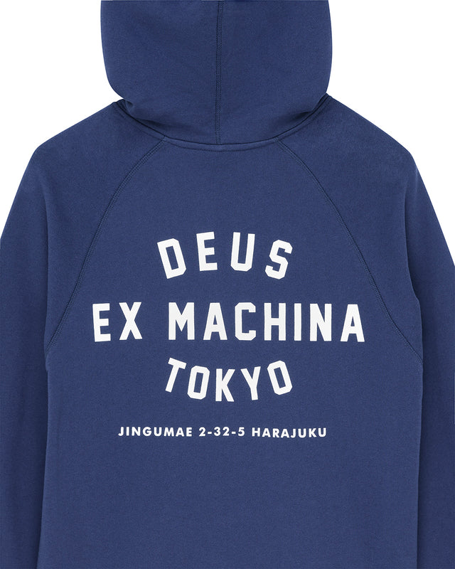 Harajuku Address Hoodie - Mechanic Blue