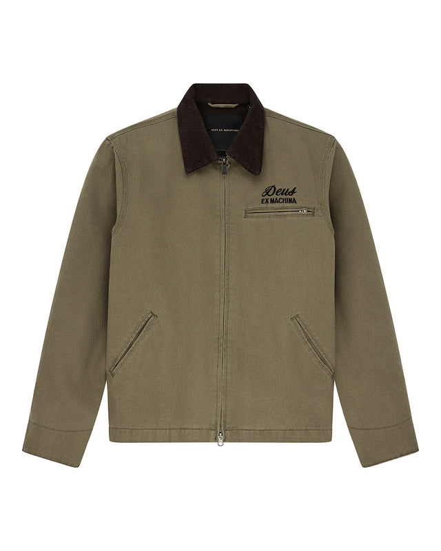 Address Workwear Jacket - Olive Green