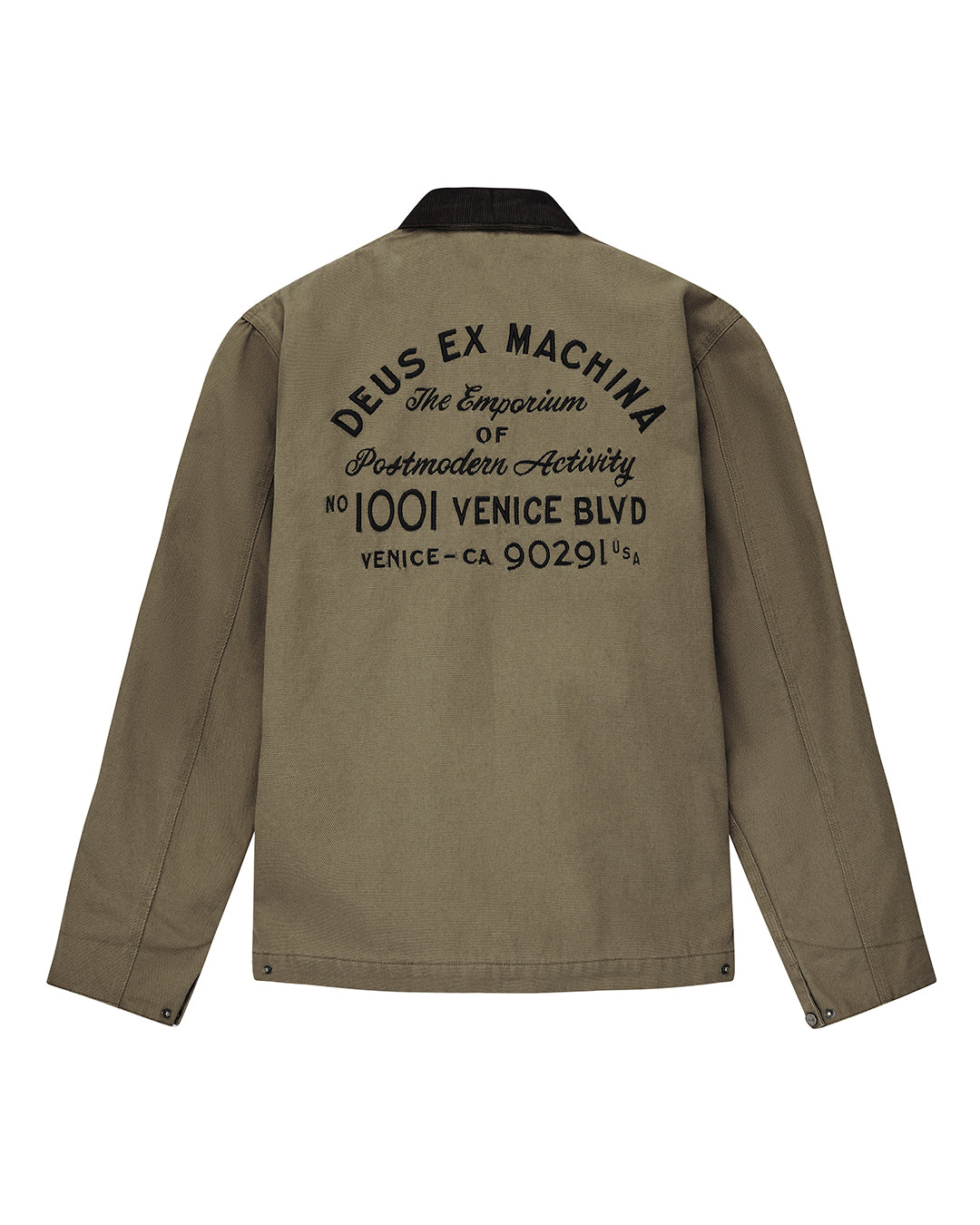 Jackets | Deus Ex Machina | Address Workwear Jacket - Olive Green