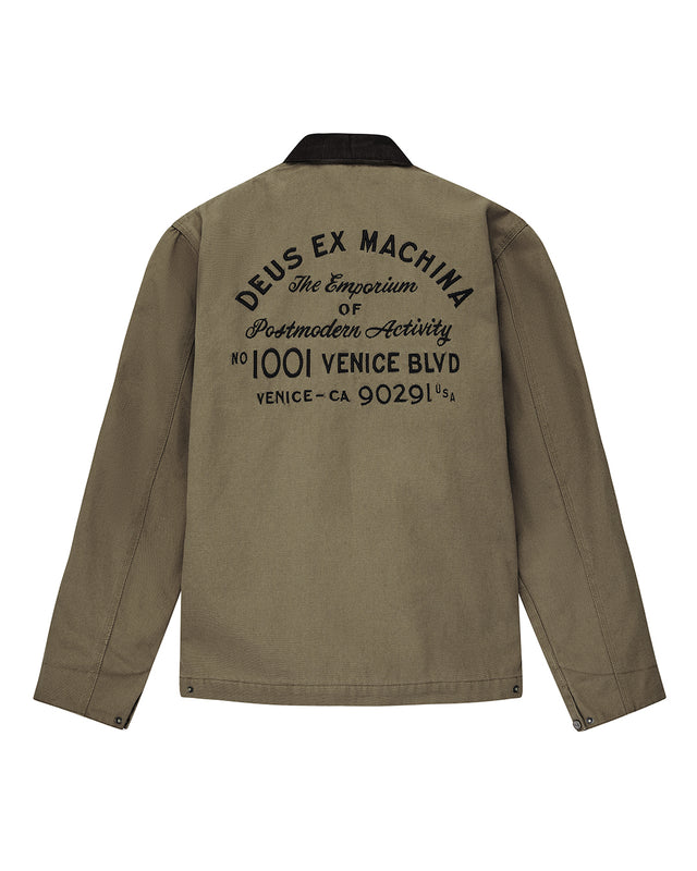 Address Workwear Jacket - Olive Green