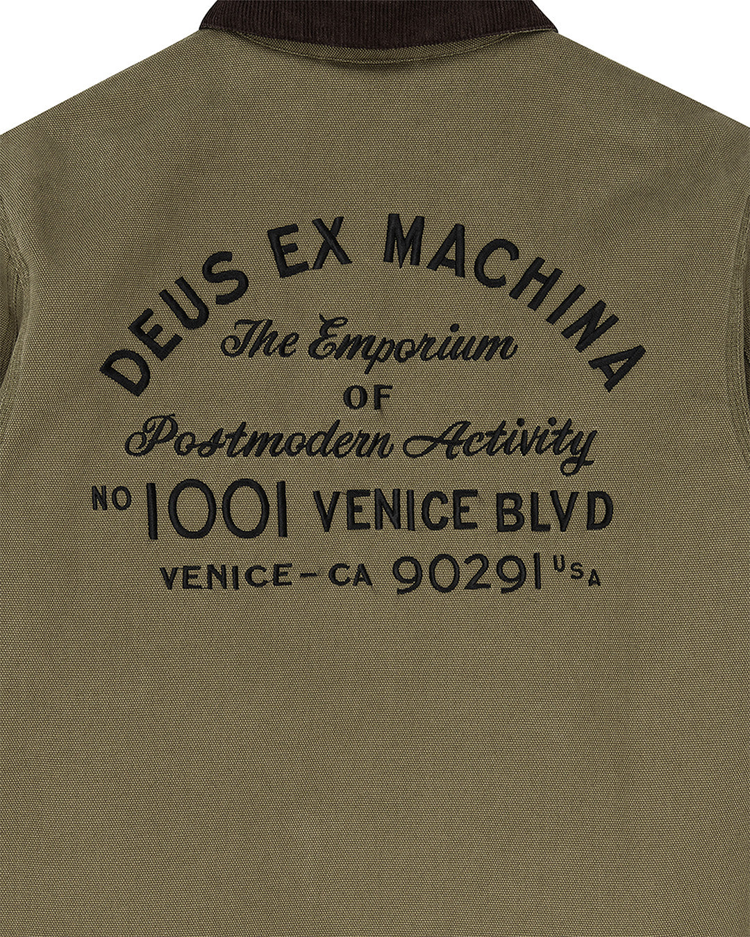 Jackets | Deus Ex Machina | Address Workwear Jacket - Olive Green