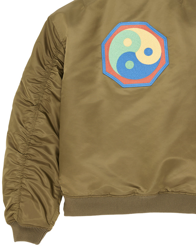 Monty Flight Jacket - Olive Green, view 8