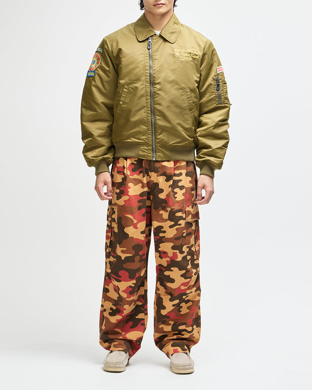 Monty Flight Jacket - Olive Green, view 5