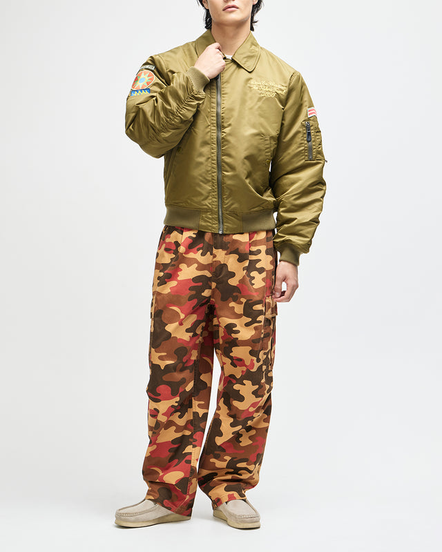 Monty Flight Jacket - Olive Green, view 10