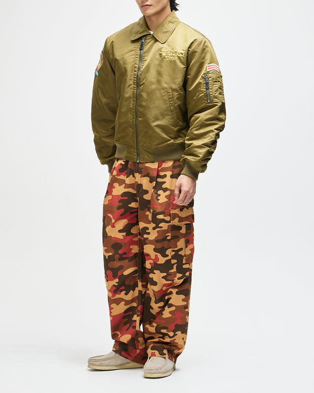 Monty Flight Jacket - Olive Green, view 9