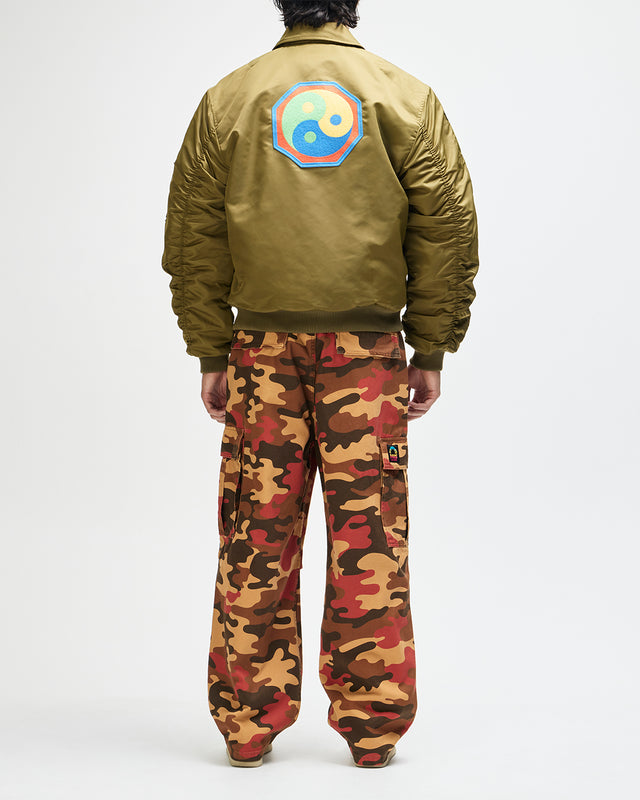 Monty Flight Jacket - Olive Green, view 6