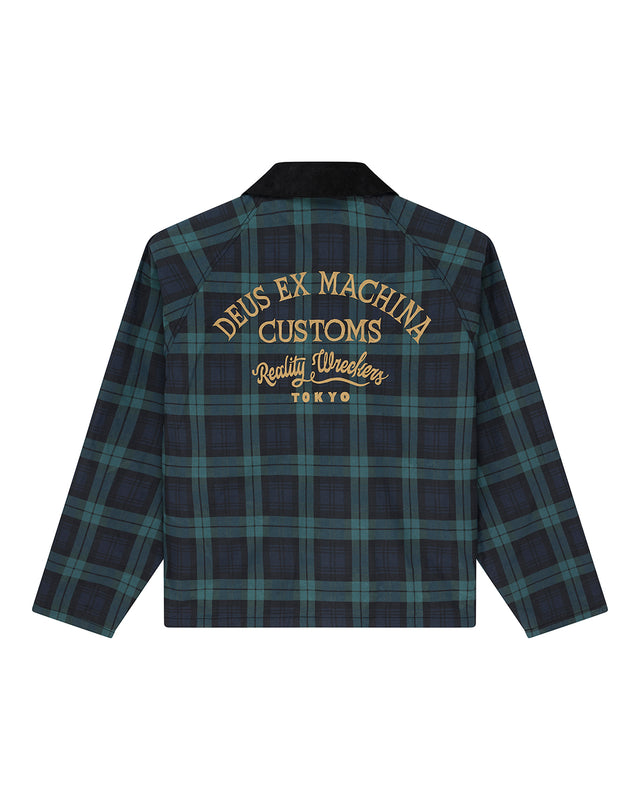 Marsden Hunting Jacket - Green Check, view 5