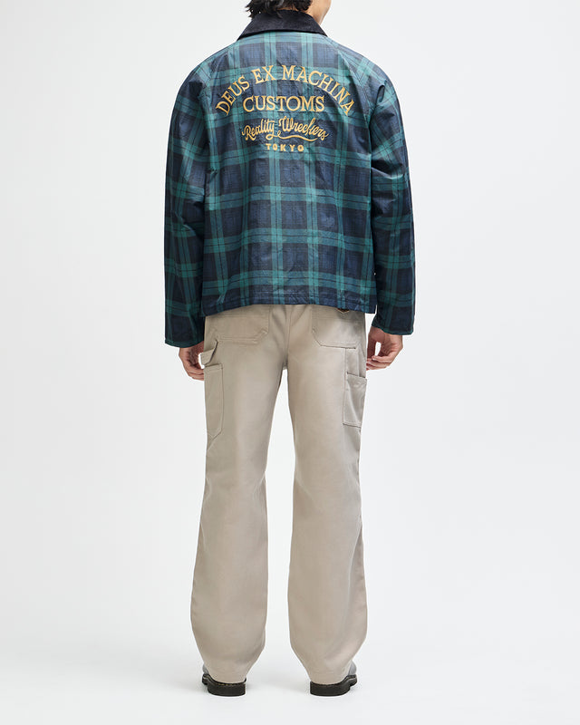 Marsden Hunting Jacket - Green Check, view 7