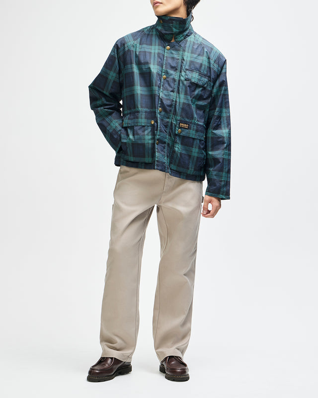 Marsden Hunting Jacket - Green Check, view 3