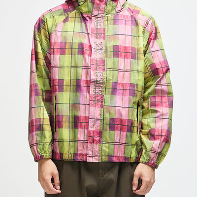 Master Stroke Anorak (Check) - Olive Check, view 1|Model