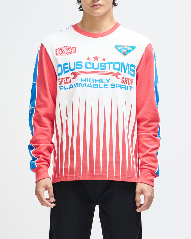 Trife Life Moto Jersey - Tofu White, view 1