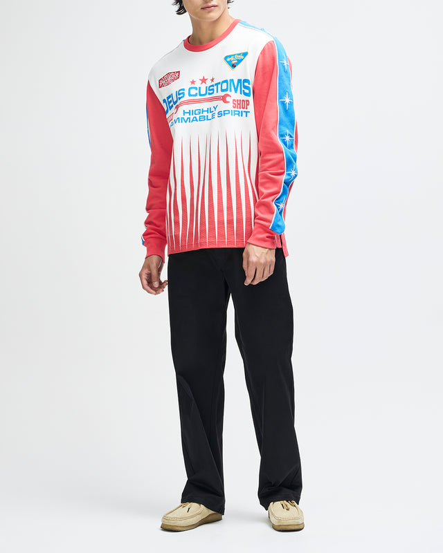 Trife Life Moto Jersey - Tofu White, view 10