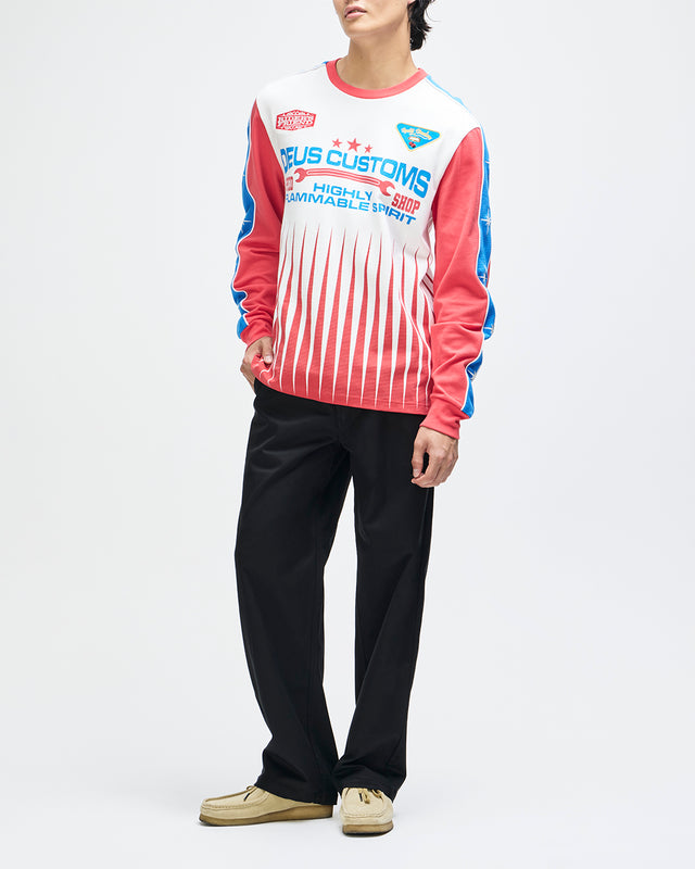 Trife Life Moto Jersey - Tofu White, view 9