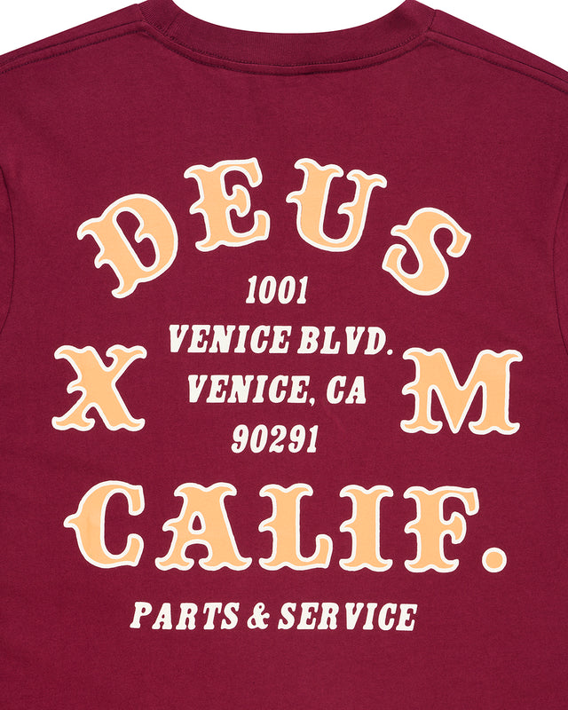 Quick Strike LS Tee - Burgundy, view 8