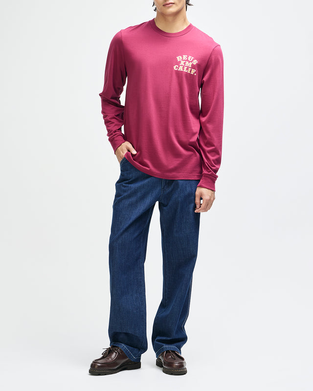 Quick Strike LS Tee - Burgundy, view 10
