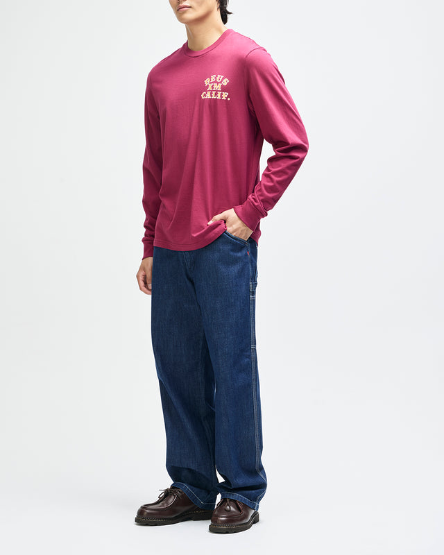Quick Strike LS Tee - Burgundy, view 9