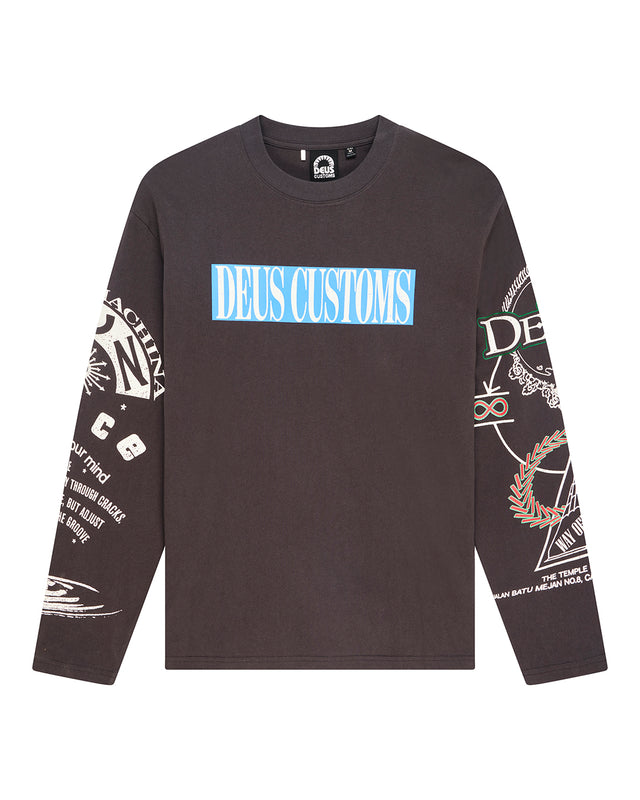 Sundance Ls Tee - Anthracite Grey, view 3