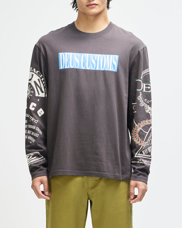 Sundance Ls Tee - Anthracite Grey, view 1
