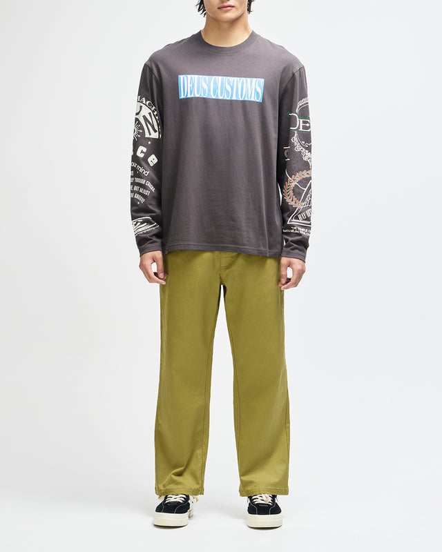 Sundance Ls Tee - Anthracite Grey, view 5