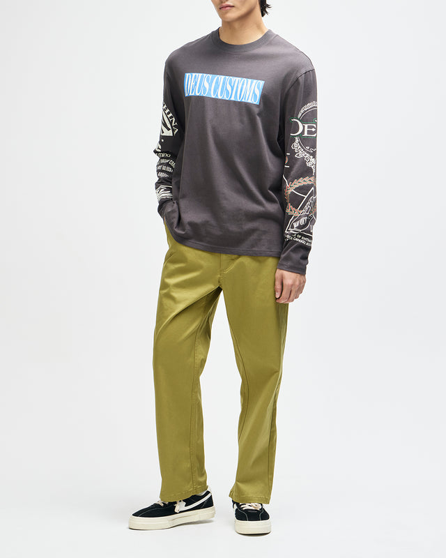 Sundance Ls Tee - Anthracite Grey, view 9