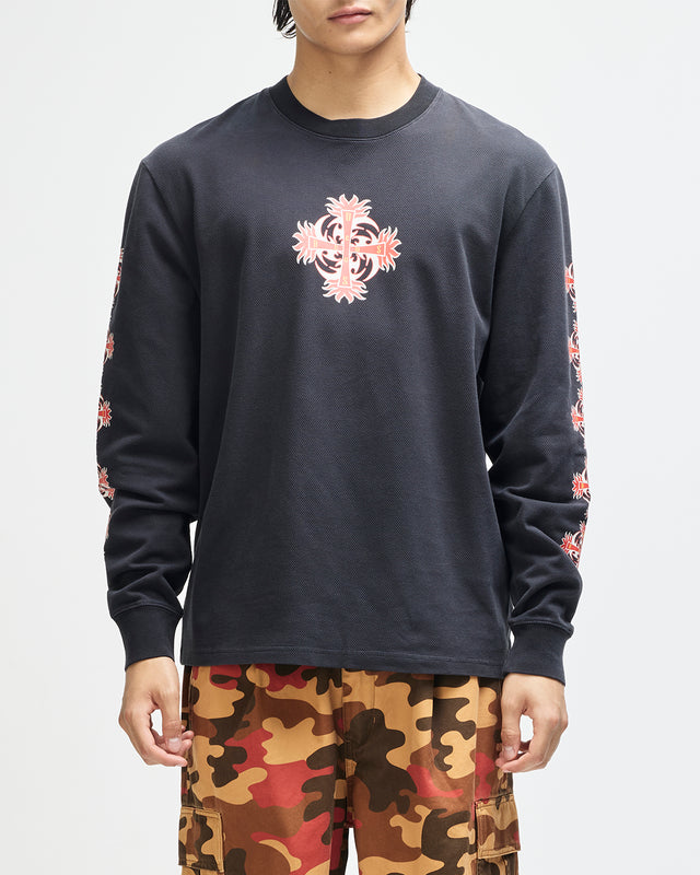 Swivel Ls Tee - Anthracite Grey, view 1