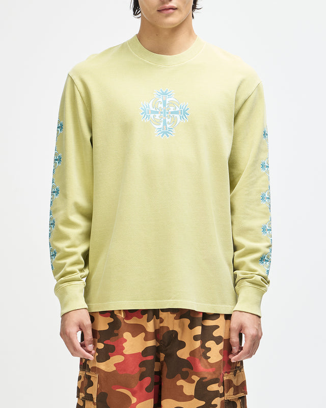 Swivel Ls Tee - Moss Green, view 1