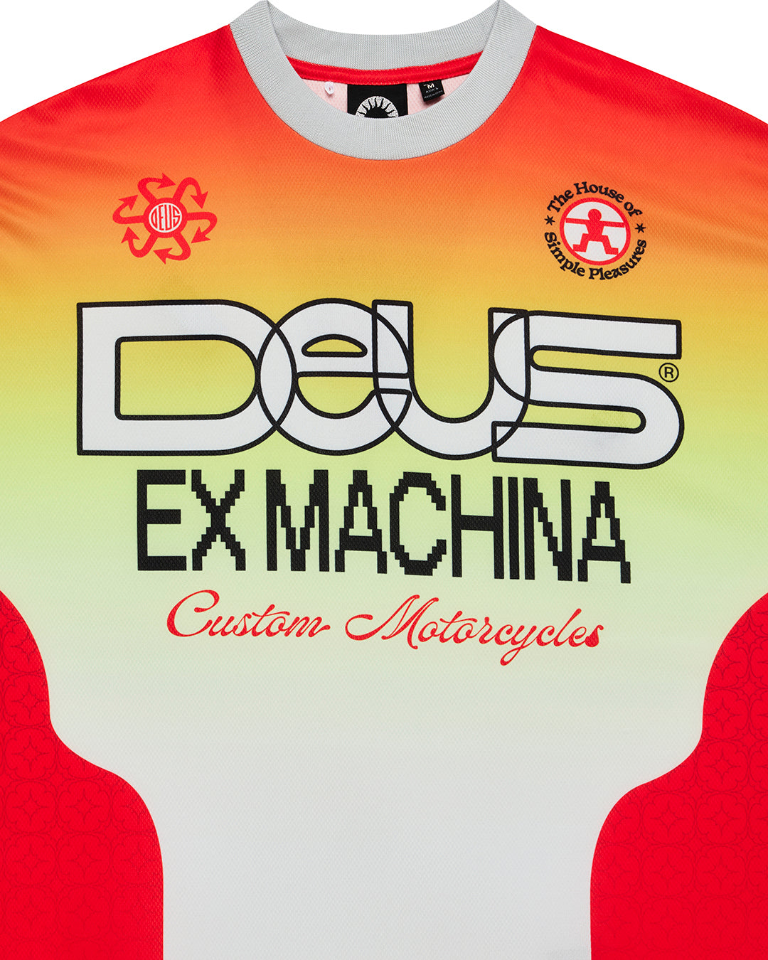 Moto Jerseys | Deus Ex Machina | Manhole Moto Jersey - White