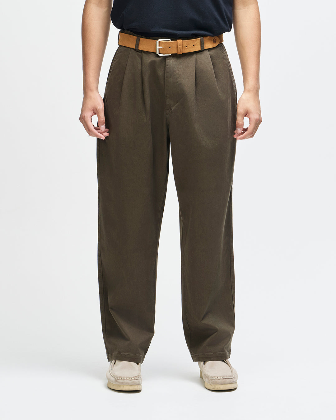 Pants | Deus Ex Machina | Otto Pleated Pant - Olive – Deus Ex