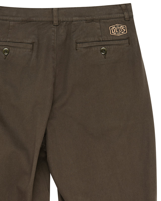 Otto Pleated Pant - Olive