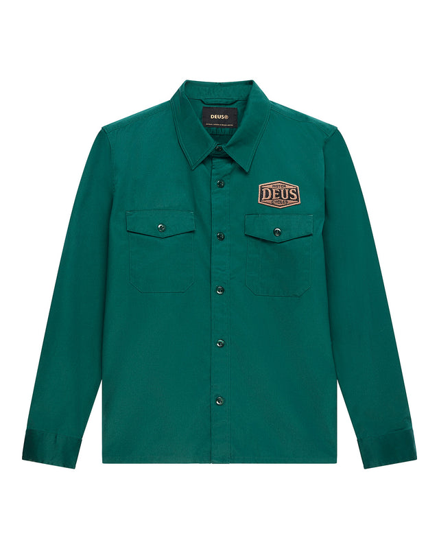 Service Ls Shirt - Racing Green, view 1