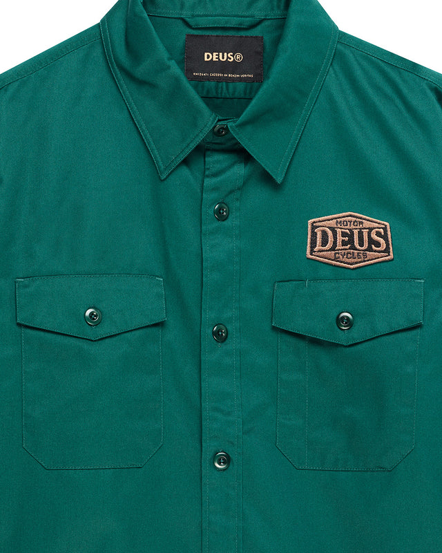 Service Ls Shirt - Racing Green, view 2