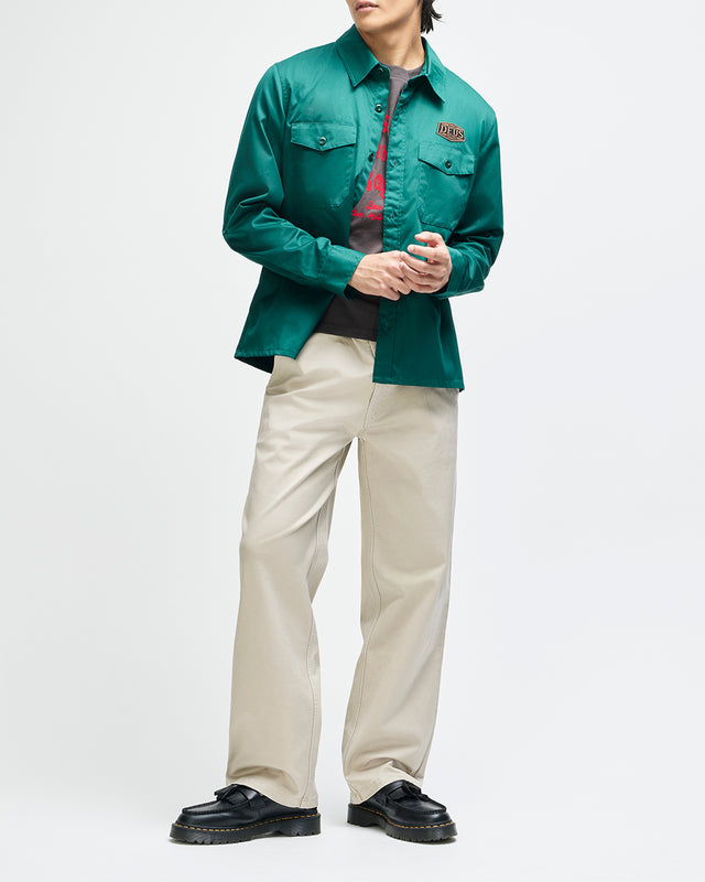 Service Ls Shirt - Racing Green, view 6