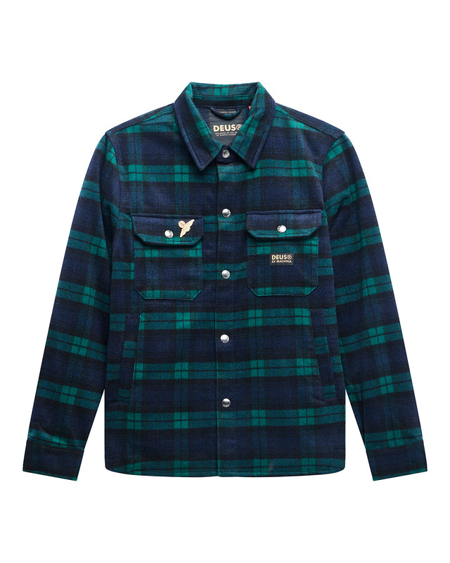Maxwell Check Shirt - Green Check, view 3